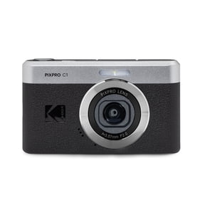 Kodak PIXPRO C1 Digital Camera with 180 Degree Flip Screen - 4X Optical Zoom - 13MP Sensor - Compact Point and Shoot Camera - 1080P Full HD Video for Travel and Vlogging (Black Color)