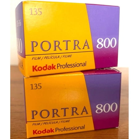 KODAK PORTRA 2-Pack 800 ISO 35mm Color Negative Film NEW FRESH 36 exp per roll