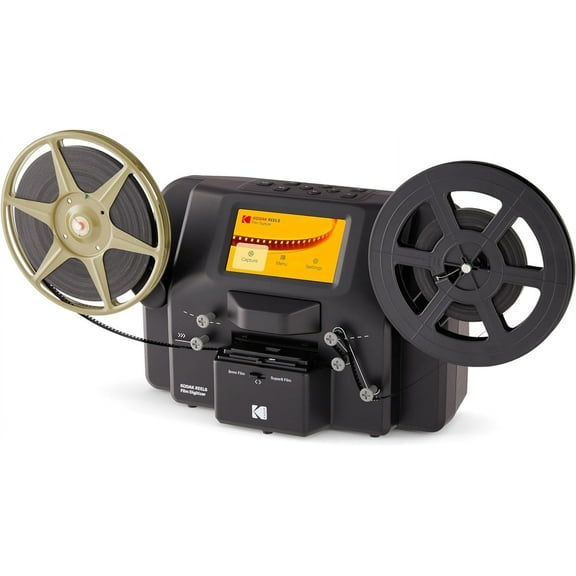 Kodak REELS 8mm & Super 8 Film Scanner & Converter, Slide Scanner with Big 5” Screen