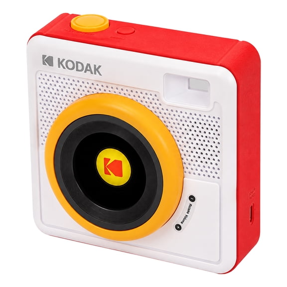 Kodak Spin Portable Rechargeable Bluetooth Speaker with TWS, Flashlight, IPX4, Hi-Res Audio, up to 5 Hours Play Time
