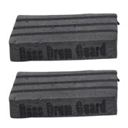 KODASW 2Pcs Bass Drum Nonslip Rubber Pad Rubber Hoop Protector Insert Protection Tool