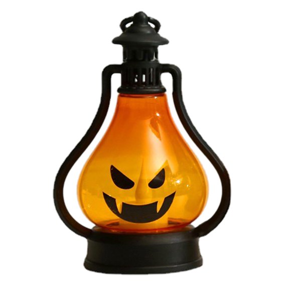 KODASW Mini Oil Lamp Ghost Festival Park Indoor Garden Decoration Kids Portable Pumpkin Lantern Bar Party Atmosphere Prop Home Decoration Easy to Use