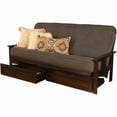 thumbnail image 1 of KODIAK Monterey Frame-Espresso Finish-Linen Charcoal Mattress-Storage Drawers, 1 of 1