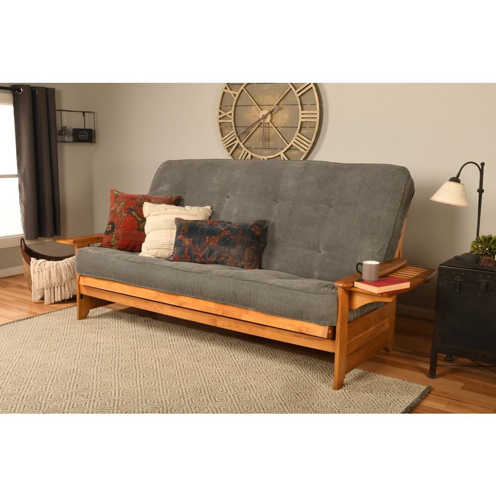 KODIAK Phoenix Frame-Queen-Butternut Finish-Marmont Thunder Mattress