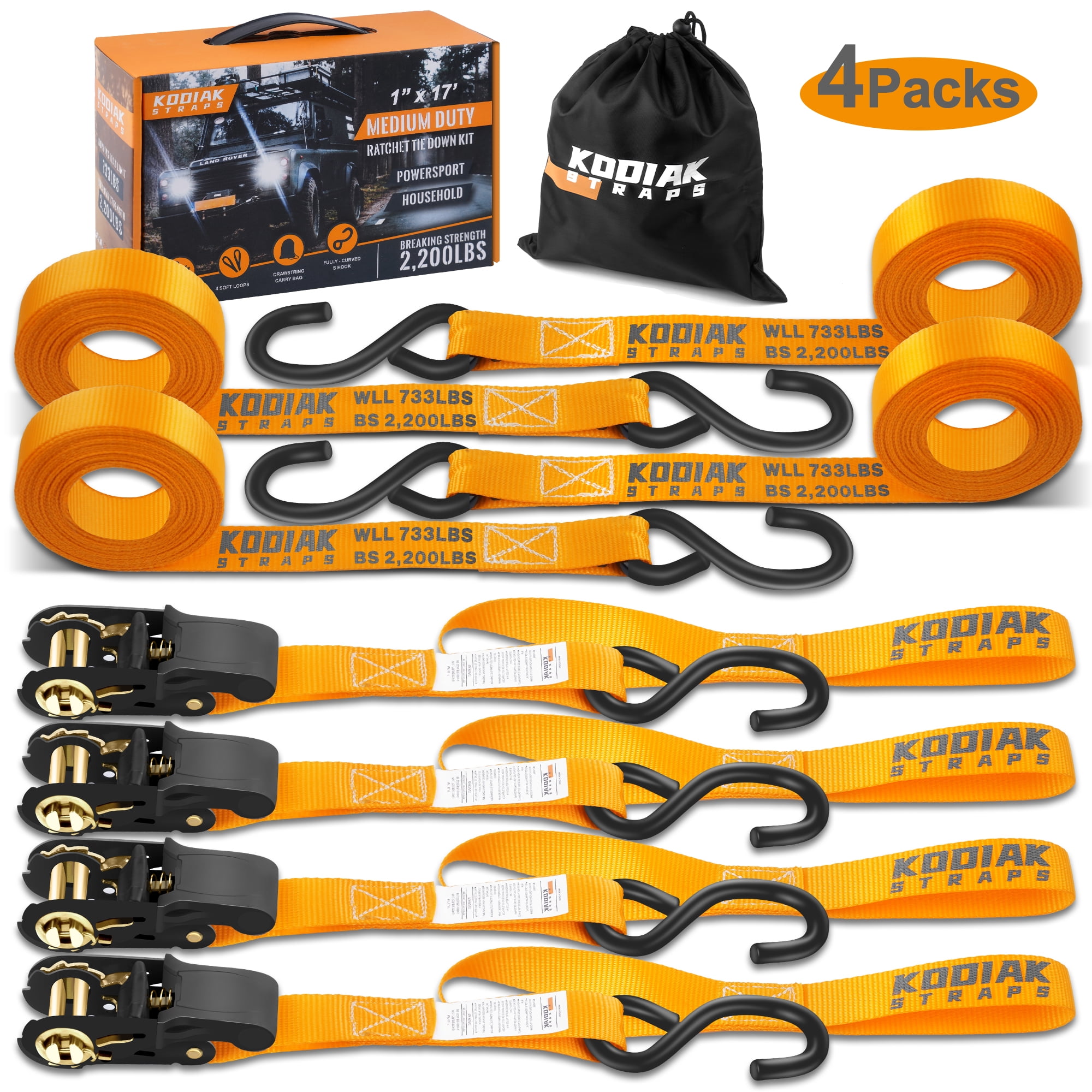 Photo inspiration: Kodiak Straps Ratchet Straps Heavy Duty Tie Down Strap Set Photo Inspiration