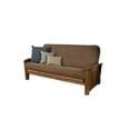 thumbnail image 1 of Washington Frame-Rustic Walnut Finish-Linen Cocoa Mattress Kodiak Furniture, 1 of 7