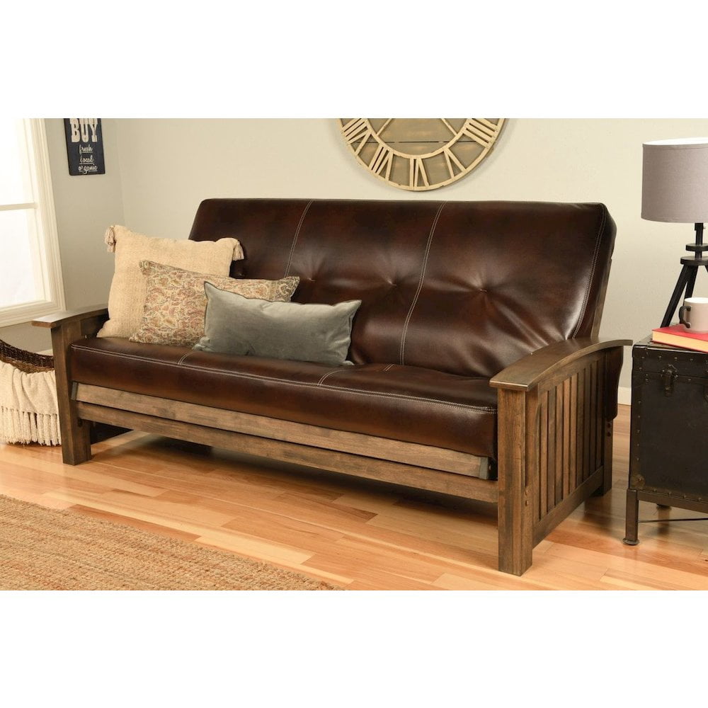 Oregon Rail Java Washington Frame-Rustic Walnut Finish-Oregon Trail Java Mattress Kodiak ...