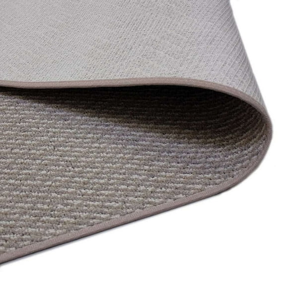 Koeckritz Rugs 3' Round Naples Tropical Sand Graphic Level Loop Pattern Indoor Area Rug