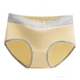 thumbnail image 1 of KOERIM Women's Soft Breathable Briefs L-2XL Honeycomb Cotton Bottom Crotch Seamless Stretch Underpanty,1 Pack, 1 of 7