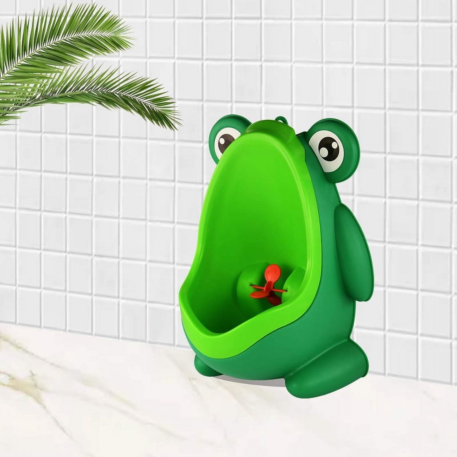 NKFPAEK Frog Urinal for Toddler Boys, Green, Adjustable Height, Easy ...
