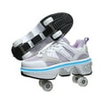 thumbnail image 1 of KOFUBOKE Roller Skate Shoes - Sneakers - Roller Shoes 2-in-1 Suitable for Outdoor Sports Skating Invisible Roller Skates The Best Choice for Building Confidence Style, 1 of 9