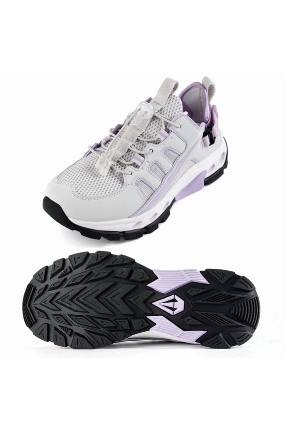Water Shoes for Women & Men, Quick-Dry & Breathable Aqua Shoes with Drainage Holes, Lightweight Hiking Sandals for Beach Hiking Fishing Kayaking