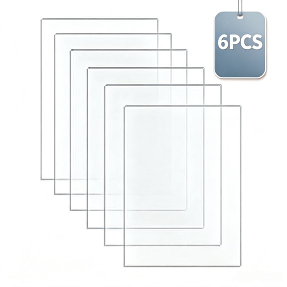 KOGITI 0.043" Clear Plexiglass Sheets for Picture Frame | Transparent Acrylic Sheets Glass Replacement for Craft DIY