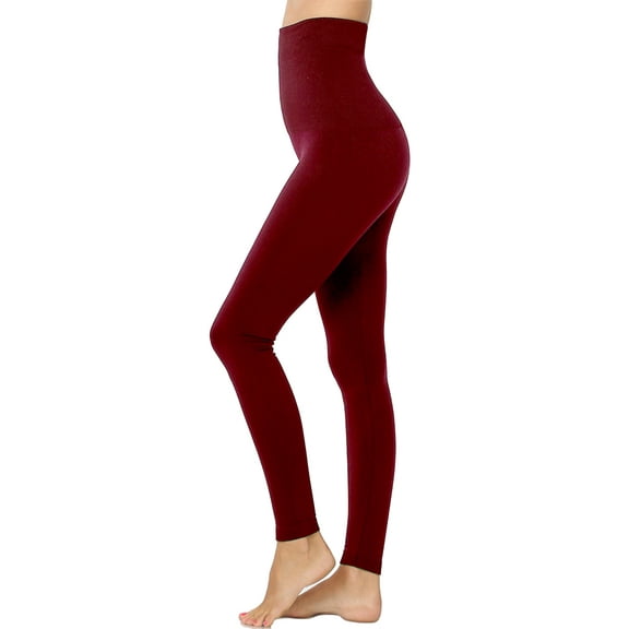 KOGMO Women's Active Seemless Full Length Leggings with Extra High Diamond Shape Band