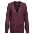 thumbnail image 1 of KOGMO Women's Waffle Knit Sweater Cardigans with Buttons and Pockets, 1 of 7