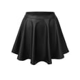 thumbnail image 1 of KOGMO Womens Basic Solid Versatile Stretchy Flared Casual Skater Skirt, 1 of 5