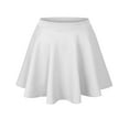 thumbnail image 1 of KOGMO Womens Basic Solid Versatile Stretchy Flared Casual Skater Skirt, 1 of 5