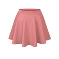 thumbnail image 1 of KOGMO Womens Basic Solid Versatile Stretchy Flared Casual Skater Skirt, 1 of 5