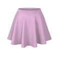 thumbnail image 1 of KOGMO Womens Basic Solid Versatile Stretchy Flared Casual Skater Skirt, 1 of 5