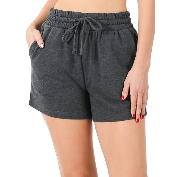 KOGMO Womens Casual Comfy French Terry Cotton Shorts (S-3X)