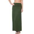 thumbnail image 1 of KOGMO Womens Classic Maxi Skirt with Foldable Wide Waistband (S-3X), 1 of 3