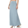 thumbnail image 1 of KOGMO Womens Classic Maxi Skirt with Foldable Wide Waistband (S-3X), 1 of 3