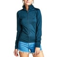 thumbnail image 1 of KOGMO Womens Performance Zip Up Stretchy Work Out Track Jacket, 1 of 3