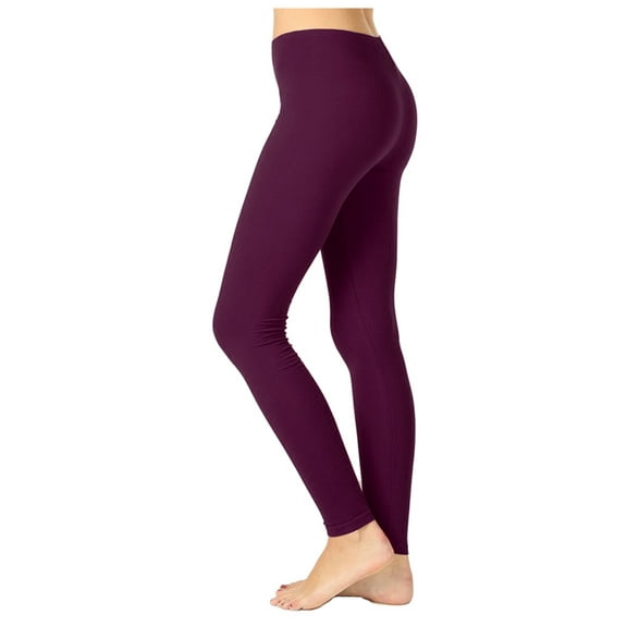 KOGMO Womens Premium Cotton Full Length Leggings Multi Colors (S-XL)