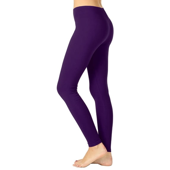 KOGMO Womens Premium Cotton Full Length Leggings Multi Colors (S-XL)