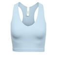 thumbnail image 1 of KOGMO Womens Ribbed Racerback Crop Tank Top, 1 of 5