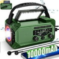 thumbnail image 1 of KOGYAS 10000mAh Emergency Weather Radio with LED Flashlight, AM/FM NOAA Portable Weather Alert Radio,Solar Powered Radio with Phone Charger,USB Charged,Headphone Jack,SOS Alarm,Compass, 1 of 9