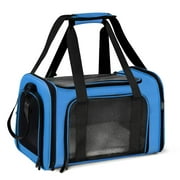 KOGYAS Cat Carrier for Large Medium Cats Puppies up to 25 Lbs,19.7x13.4x13.4 Inch Dogs Carrier Soft Sided Small Puppy Dog Carrier Portable Foldable Airline Approved Dog Cat Travel Carrier