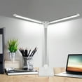 thumbnail image 1 of KOGYAS Desk Lamp for Home Office - LED Lamp with USB Port , Eye-Caring Double Swing Arm Bright Table Lamp, Dimmable Touch Lamp DeskTop Light for Bedroom/Living room/College, 1 of 8