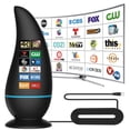 thumbnail image 1 of KOGYAS TV Antenna Signal Enhance with 300+ Miles Range Supports 1080p 4K for HDTV Cable, Smart HDTV, Older TVs, 18ft HDTV Cable for Free Channel, 1 of 6