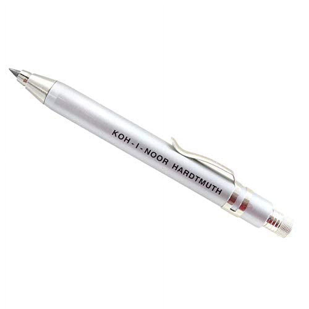 KOHINOOR 3.2mm Diameter Mechanical Clutch Lead Holder Pencil Silver