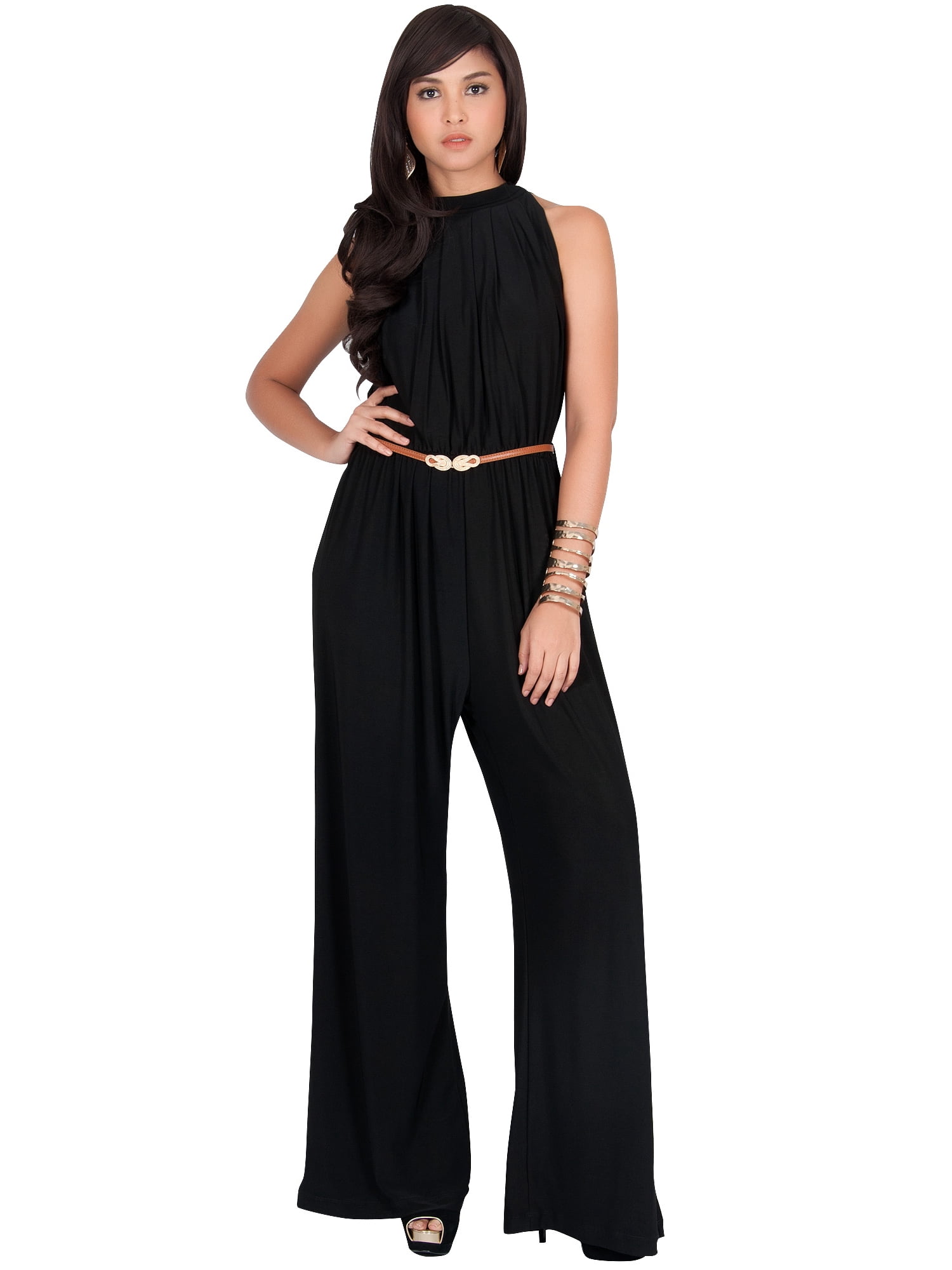 Jumpsuit Black Cocktail Pantsuit Black Backless Jumpsuit Evening Dress  Elegant Formal Wear For Prom, Graduation, And