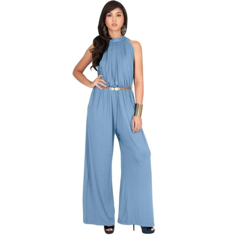 KOH KOH Long Pants Jumpsuit Formal One Piece Cocktail