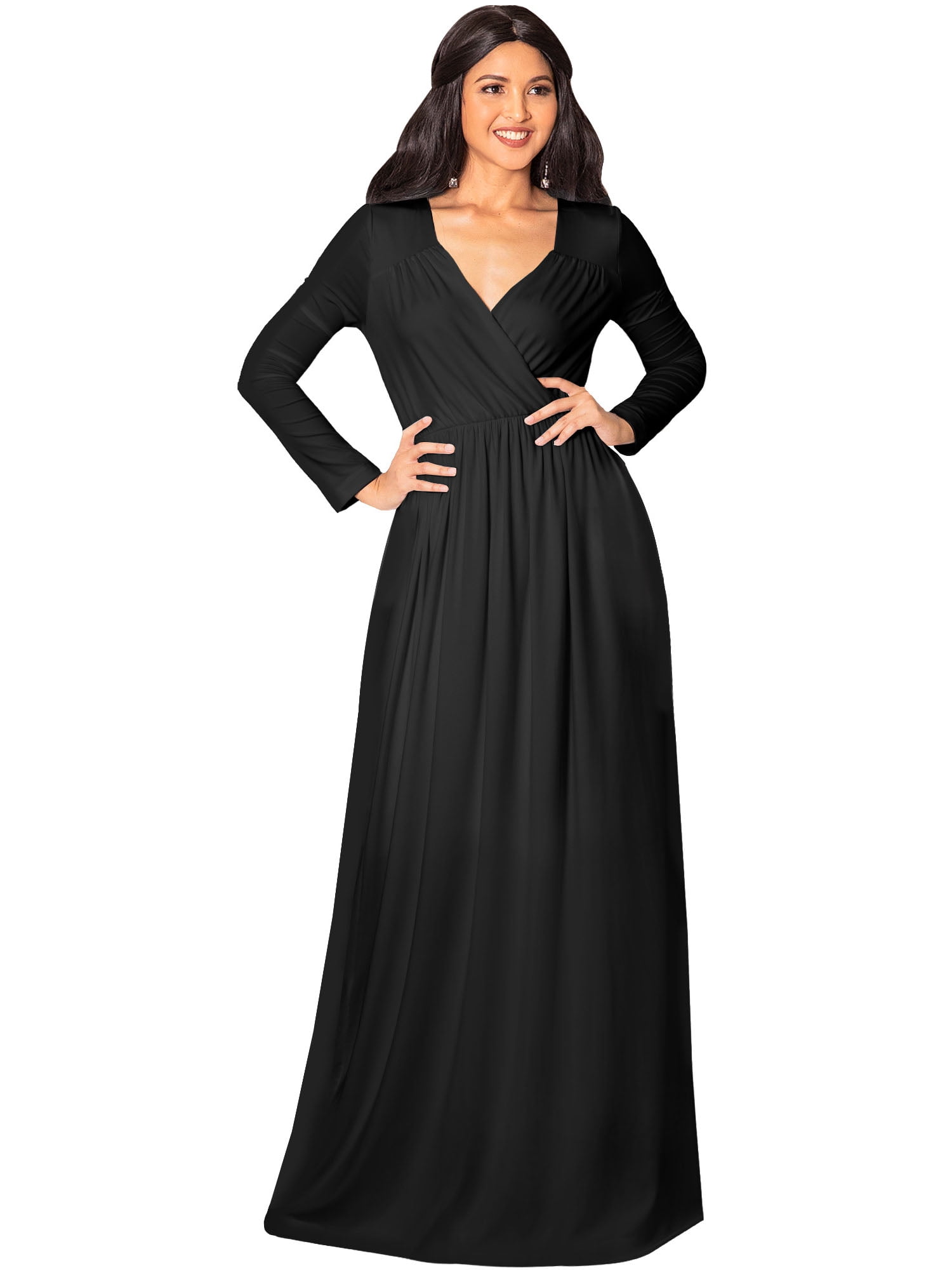 floor length maxi dress tall Tall Woman Abstract Printed Maxi Dress main image 0