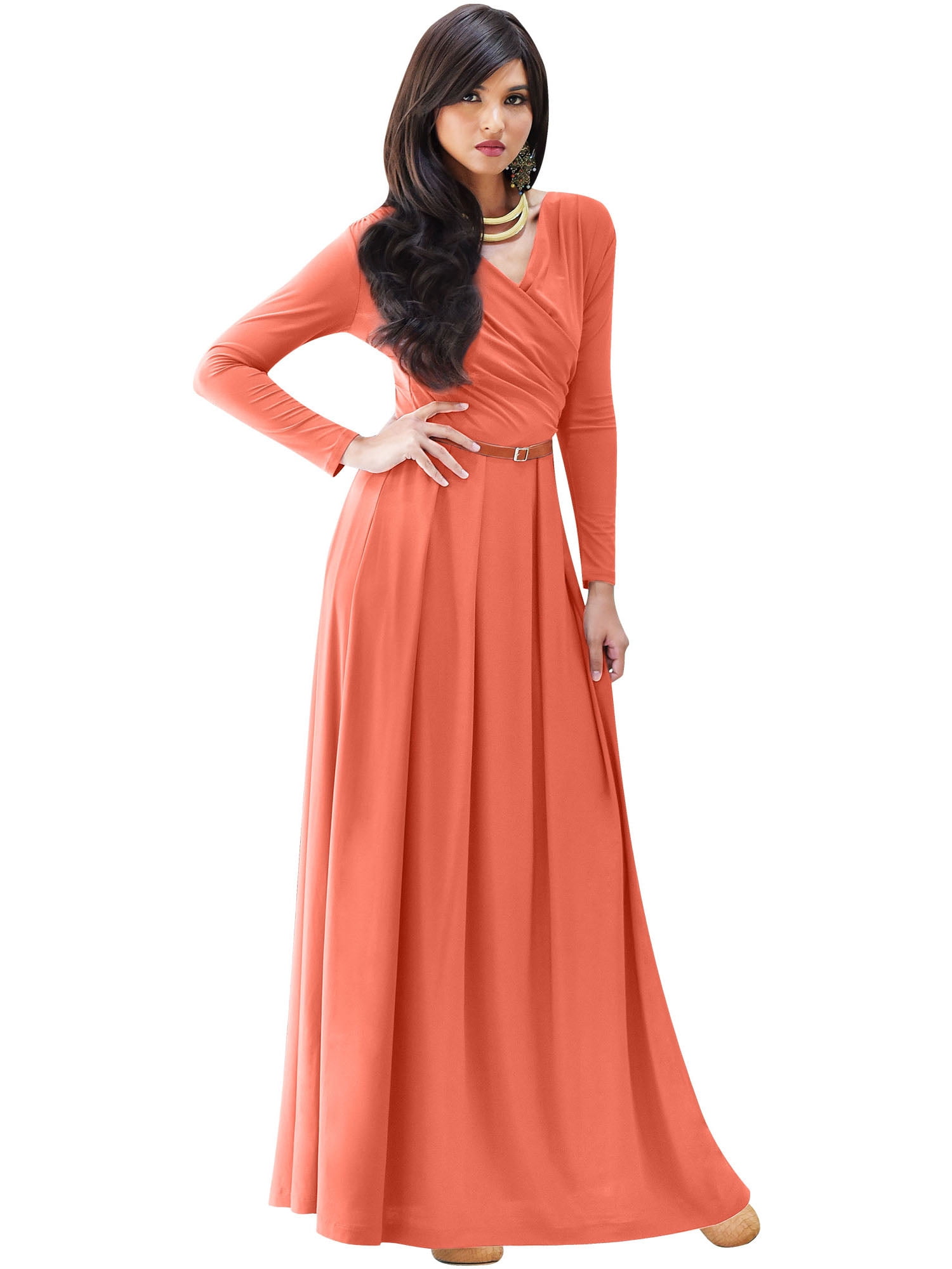 coral empire waist dress Vintage Lisa Meril Coral Colored Gold Sequin Empire Waist Dress – The Kit  Vintage main image 1