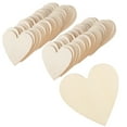 thumbnail image 1 of KOHAND 100 PCS 3 inch Wood Heart Cutouts, Unfinished Blank Wooden Hearts for DIY Crafts Projects, 1 of 5