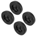 KOHAND 4 Pack 8 inch Solid Rubber Hand Truck Replacement Wheels