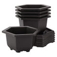 thumbnail image 2 of Takashima Japanese Plastic Bonsai Training Pot – Rectangular Tan – 13.75x7.5x5.5 – 2 Gallon – Made In Japan 2 of 5