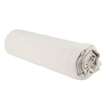 KOHAND 59 x 157 inch Natural Linen Needlework Fabric, 4 YardsWhite Linen Fabric for Crafts, Bags
