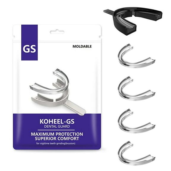 KOHEEL Comfort-Fit Mouth Guard for Nighttime Teeth Grinding, Night Dental Guard for Grinding Teeth 5 Count