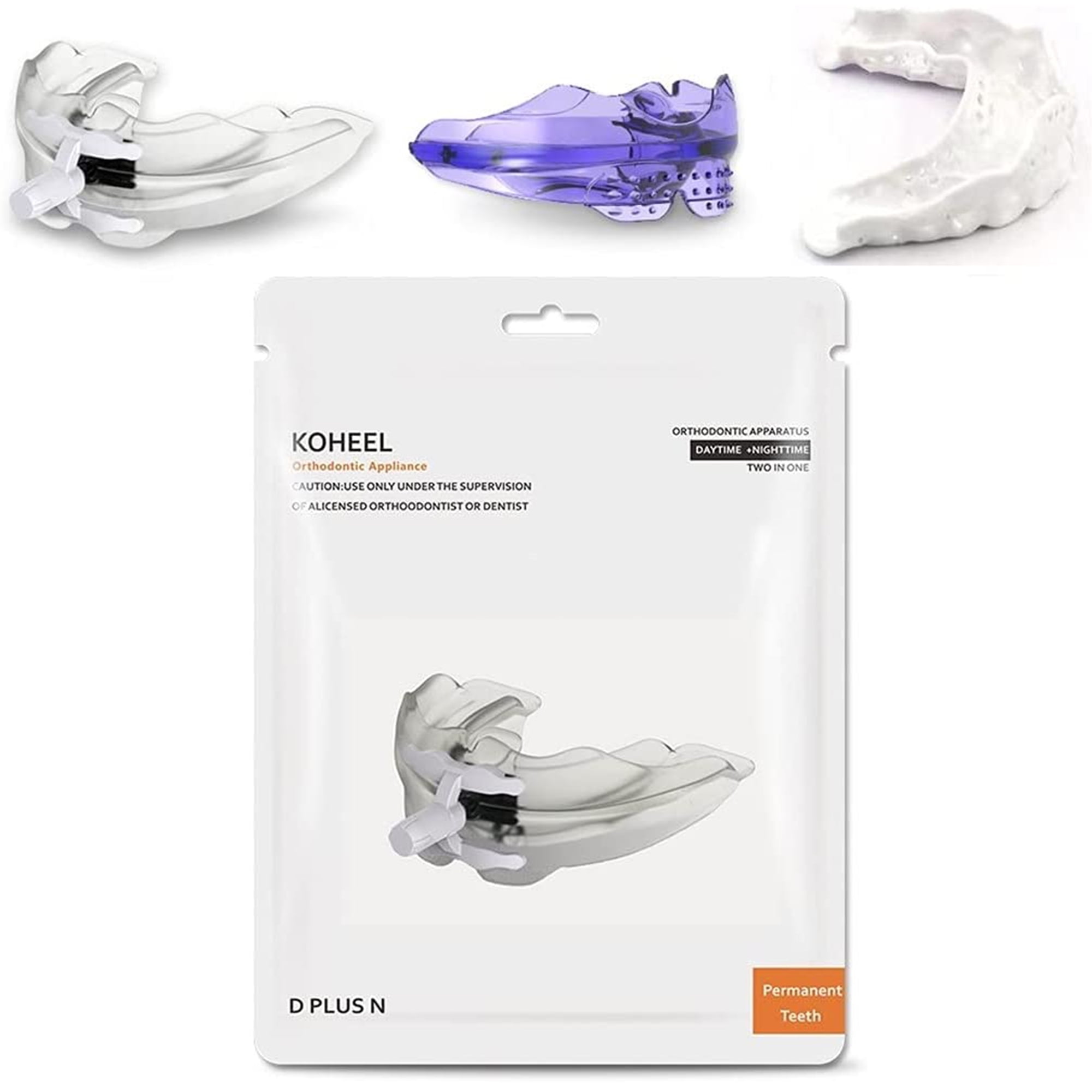 KOHEEL D Plus N Teeth Straightener for Crooked Teeth, Adjustable Teeth