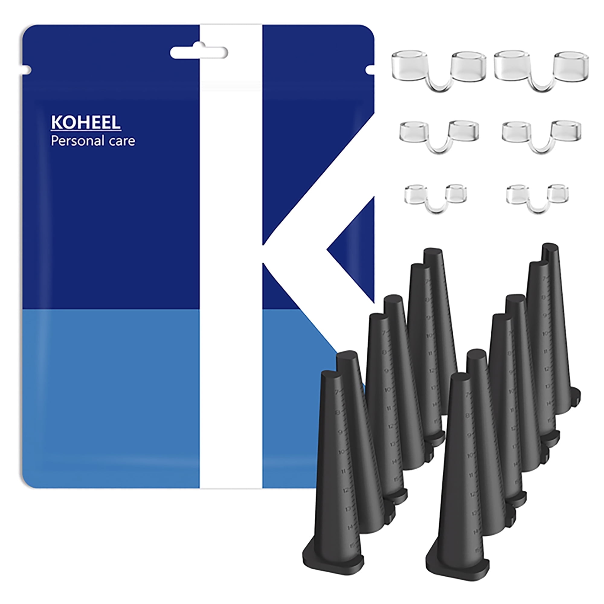 KOHEEL DR Anti Snoring Device Nose VentsStop Snoring Soft Silicone Nose VentsSnoring Solutions to Improve Nighttime Sleep6 Count, Various Sizes