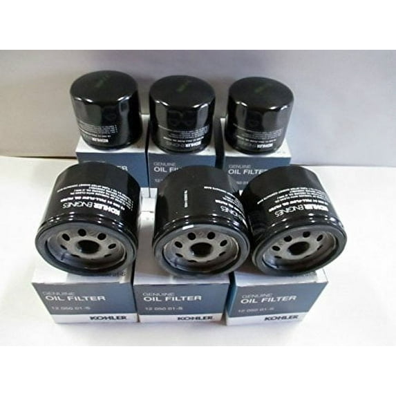 KOHLER 12 050 01-S Engine Oil Filter For CH18 - CH25 And CV18 - CV25- 6 pack