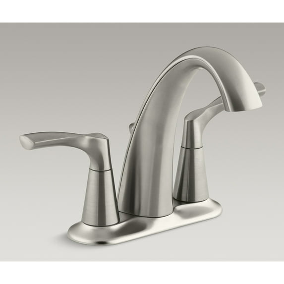 Kohler R37024-4D1-BN 4" Brushed Nickel Mistos® Two Handle Centerset Lavatory Faucet