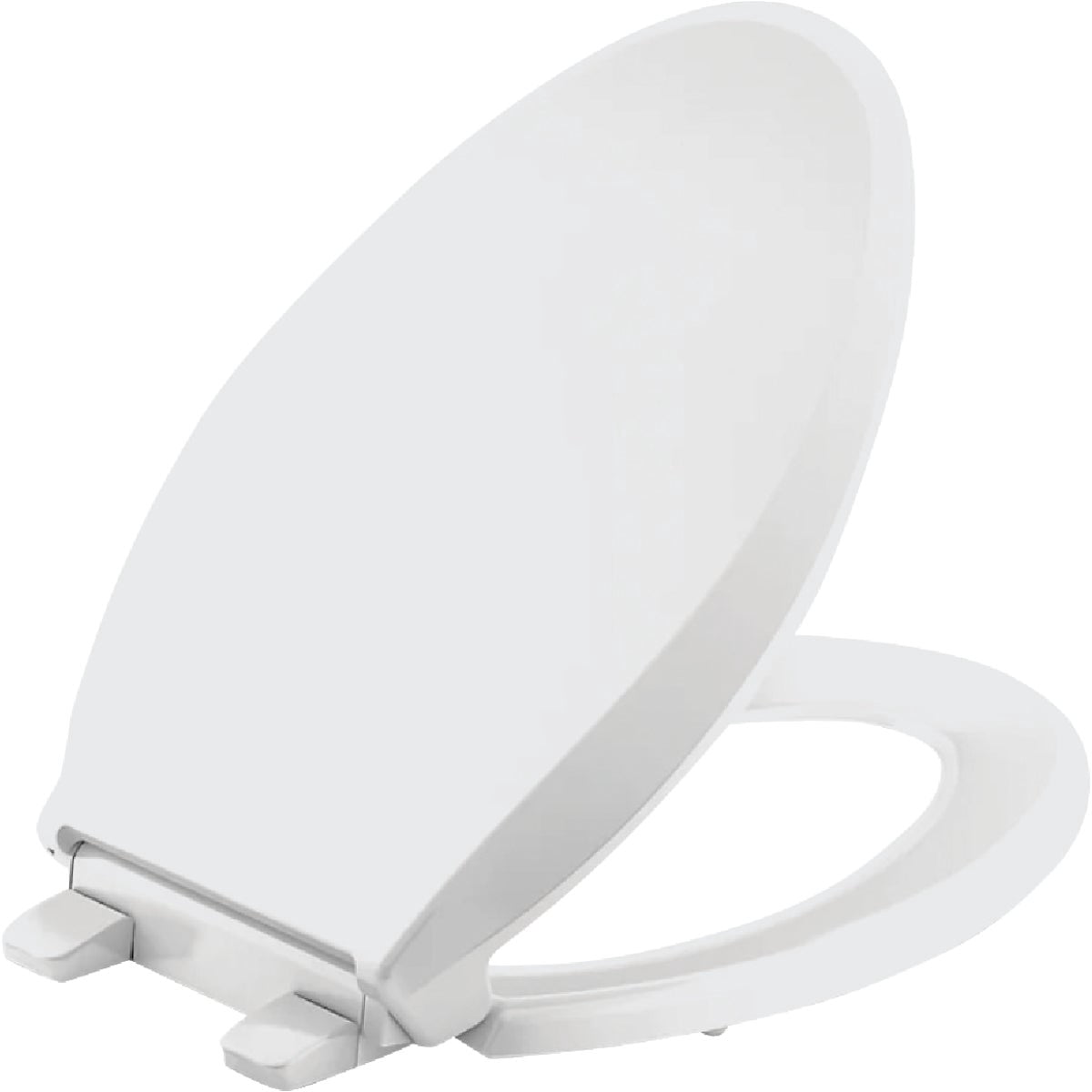 KOHLER Cachet ReadyLatch Elongated Toilet Seat, Quiet-Close Lid