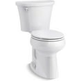 thumbnail image 1 of Kohler Cavata Round Front Toilet - High Efficiency, Hardware Included - 1 Pack, White, 1 of 1